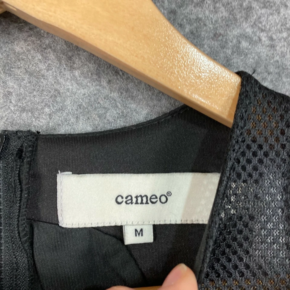 Vestido camafeo para mujer talla M mediano negro sin mangas funda cremallera 37808 Foto 4 de 4