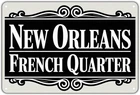 New Orleans French Quarter Vintage Tin Metal Signs Home Décor 8x12