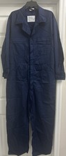 U.S. Military Navy Coveralls Blue Utility Size 46R Jumpsuit Submarine