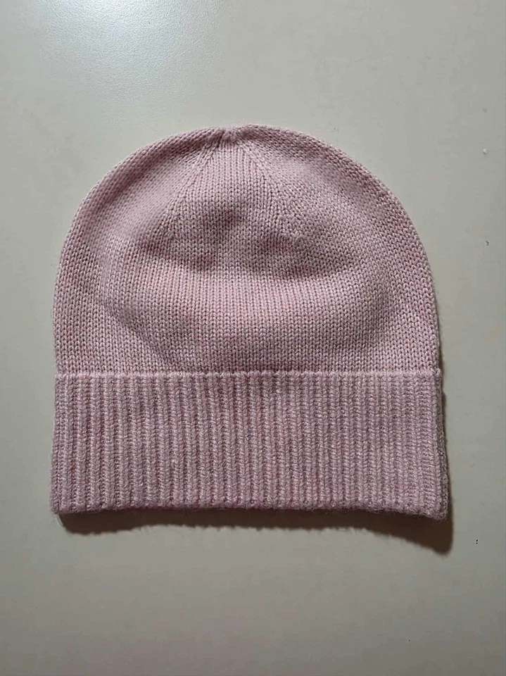 Kate Spade Pink Beanie Knit Hat with Cute Black Bow One Size Nwot - Image 2 of 4