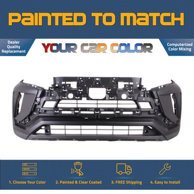 For 2018-2020 MITSUBISHI ECLIPSE; Front Bumper; GT/SE/SEL w/Mldg Hole Painted