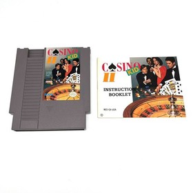 Casino Kid II Nintendo NES 1993 Game + Manual Authentic, Tested & Working