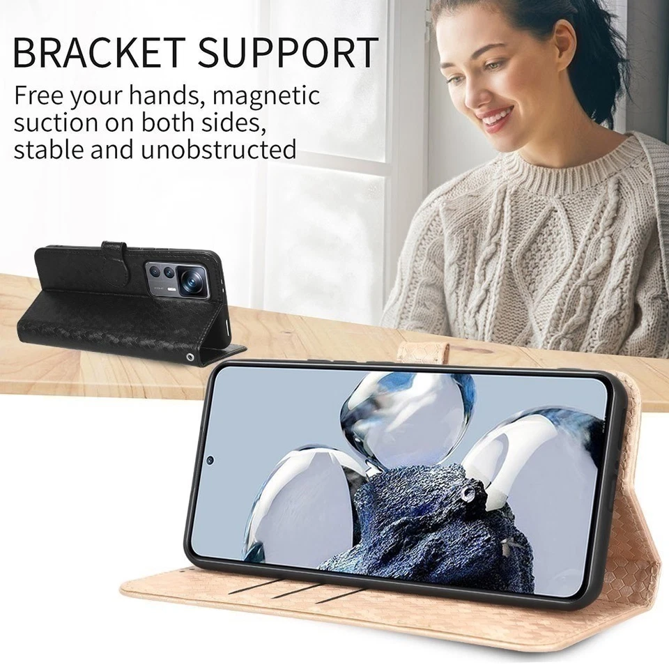 For Realme C85, Fashion Flip Leather Wallet Stand Card Slots Soft Case Cover - Image 4 of 4