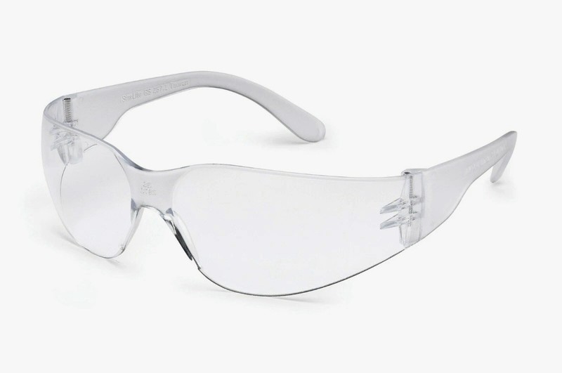 Safety Glasses Uline Ice Wraparound Clear Len OSHA Compliant NEW ANSI Z87.1 (12)