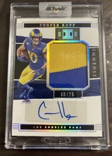 2022 Impeccable Cooper Kupp Immense Patch Auto /25 Los Angeles Rams #IPA-CKU WF1