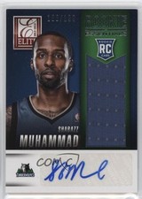 2013 Elite Rookie Essentials Materials Signatures /199 Shabazz Muhammad Auto 3s8