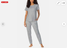 Jane and Bleecker Ladies  2-piece Jogger Lounge Set GRAY DOTS, XXL NWT