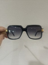 Cazal 607 Sunglasses - M. 607 Col. 001 Black  Gold 56-18-140mm Made Germany