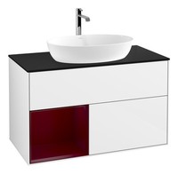 Villeroy & Boch Finion Waschbeckenunterschrank FüR Becken Mittig Regal Links...