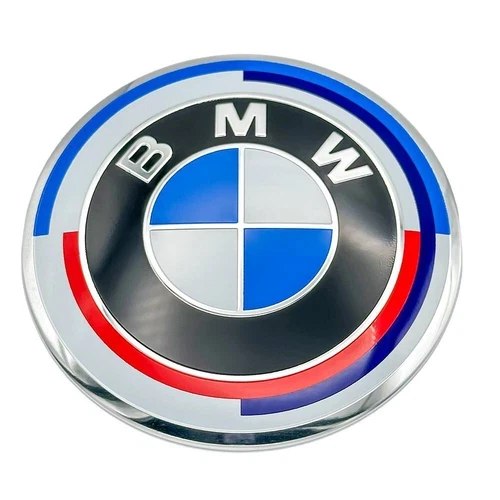 BMW 50TH 74MM Trunk Replacement Emblem Badge Roundel For F22 23 30 31 32 E46 E90 Foto 4 de 4