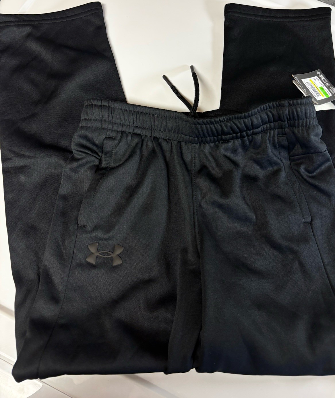 NWT Under Armour Kids Medium Sweats Hoodie Outfit Set Blue Black Camo Loose Fit thumbnail 3