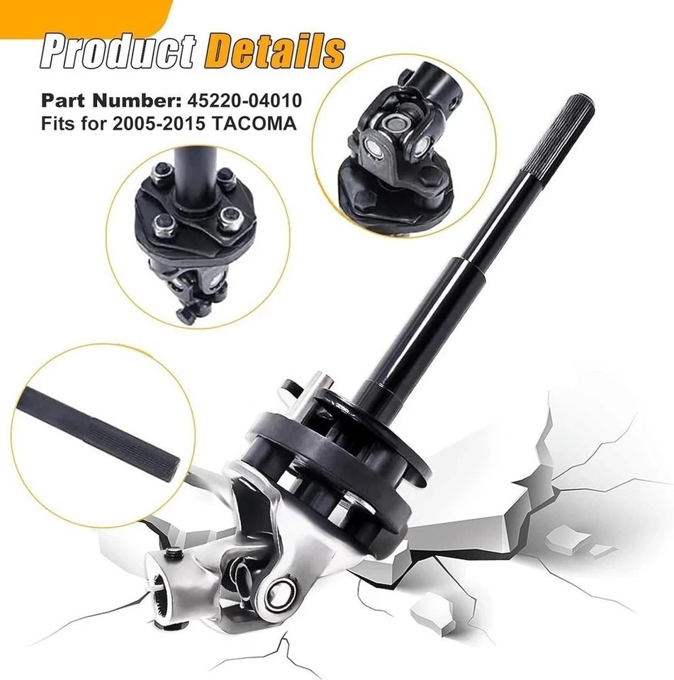 45220-04010 Intermediate Steering Column Shaft Compatible with 2005 ...