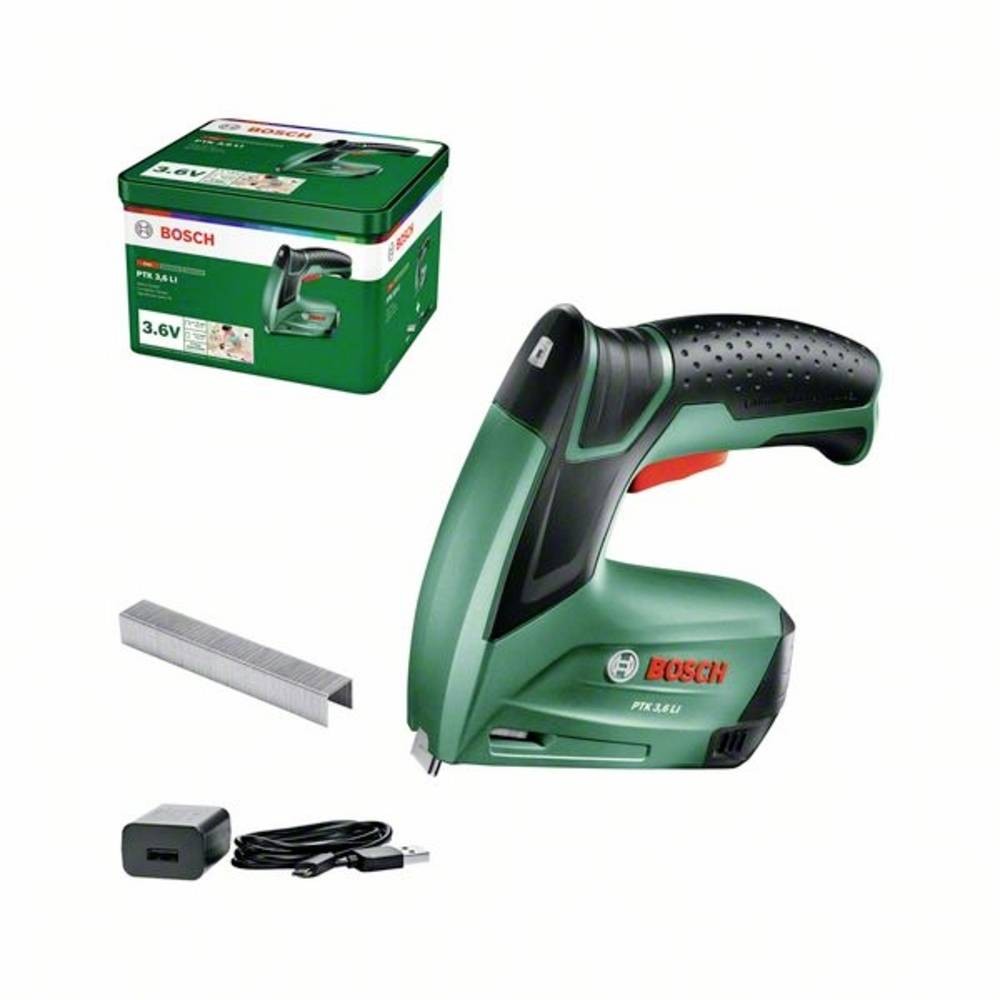 Agrafeuse Bosch PTK 3,6 LI 0603968200 pour agrafes de 4 à 10 mm