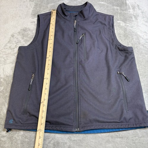 Cody James Vest Mens XL Gray Fleece Lined Core WRIGHTWOOD Waterproof - Picture 4 of 9