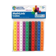 Colorful Mathlink Cubes For Kids 3 To 4 Years Stem Learning And Skill Develop...
