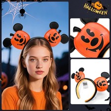 US stock DisneyResort Halloween Mickey fun Pumpkin Jack-O-Lantern Ear hairband