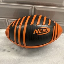 2017 Hasbro Official Nerf Classic Weather Blitz Orange Foam Football C-244B