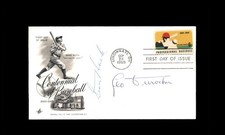 Leo Durocher Stan Hack PSA DNA Signed 1969 First Day Cover Cache FDC Autograph