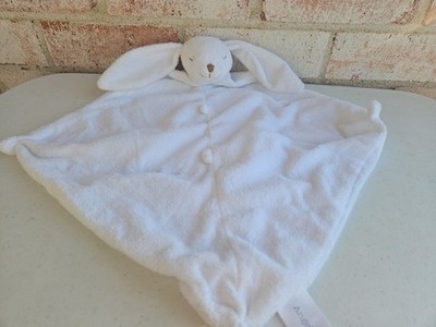 Angel Dear Baby Security Blanket Lovey Bunny Rabbit White 12x12 Plush 