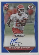 2015 Panini Prizm Rookie Signatures Blue 124/125 Marcus Peters #RS-MP Auto 0bz