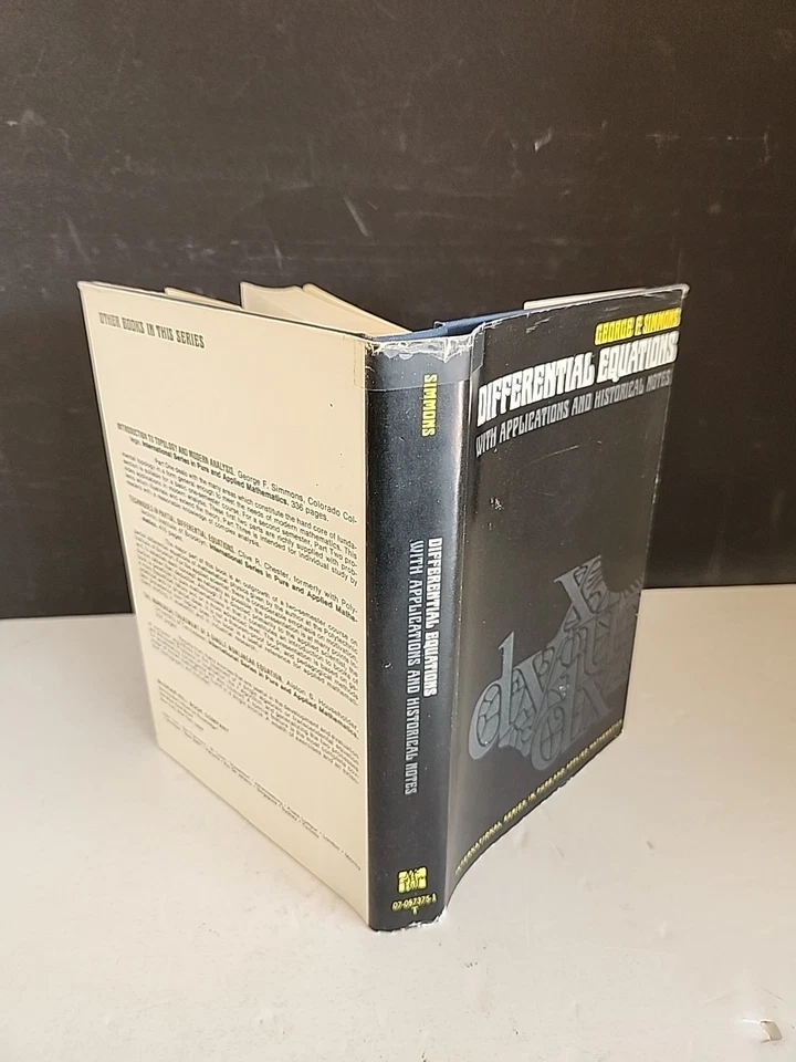 Differential Equations With Applications And Historical Notes By George Simmons - Image 2 of 4