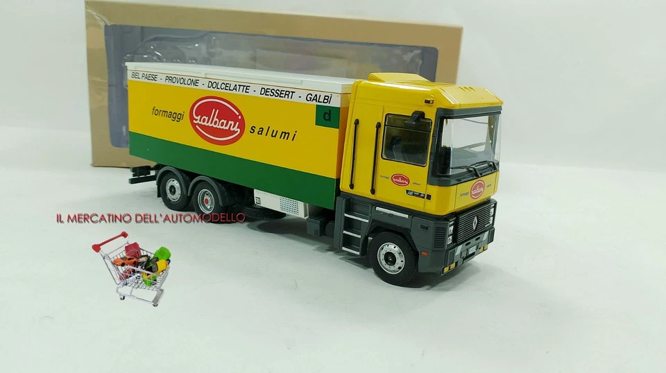 RENAULT MAGNUM GALBANI 143 IXO CAMION VINTAGE DEA ,NO OLD CARS, ELIGOR,LBS - Immagine 3 di 4