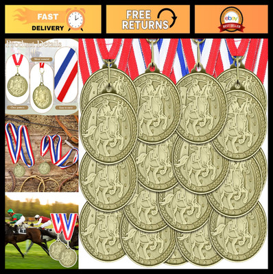 36 Pcs Horse Medals for Derby Races - Trophy Awards for Riding Tournaments & Par