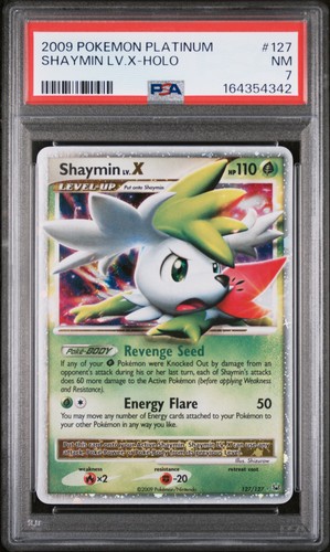 Shaymin LV.X graded PSA 7 for sale on eBay