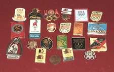 Huge Lot of Rare Olympic Pins *Russia *Coca-C...
