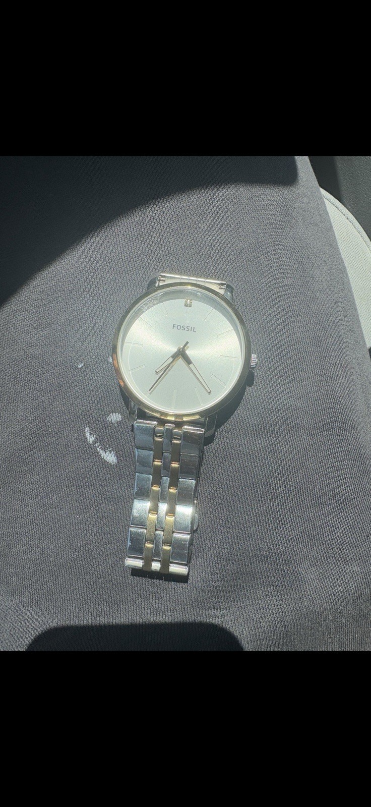 Fossil Men's Casual Leather Strap Chronograph Watch  