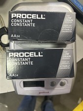 New Duracell Procell Battery Alkaline Size AA Pack of 2/24 box 48 total 3/2035