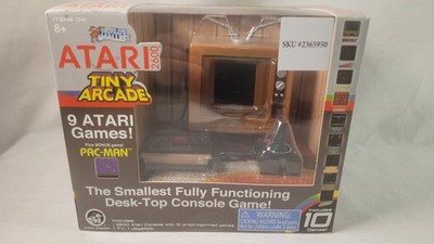  Atari 2600 Tiny Arcade World's Smallest Desk-Top Console 10 Games