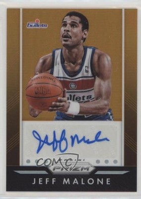 2015-16 Panini Prizm Auto Orange Prizm 34/65 Jeff Malone #P-JML Auto 0a1