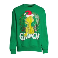 ⚡️Ugly Christmas Sweater- The Grinch 🔆🔆Lights Up🔆🔆 Pick Size 👇