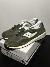 Saucony Originals Shadow 6000 Green Gray Running Shoes S70441-43 Mens Size 14