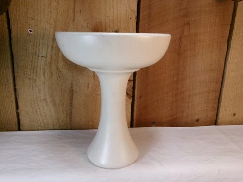 Vintage 1950's Haeger USA Pottery 7" tall Pedestal Compote Planter