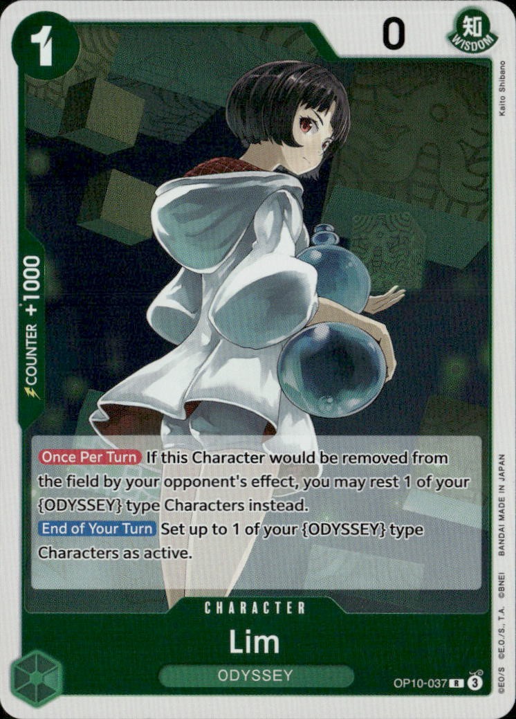 Lim OP10-037 Rare Royal Blood One Piece Near Mint