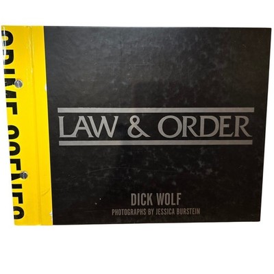 Law & Order Crime Scenes Book by Dick Wolf 2003 First Edition