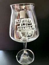 Surly Brewing Co. Etched TEKU Clear Stemmed Beer Glass