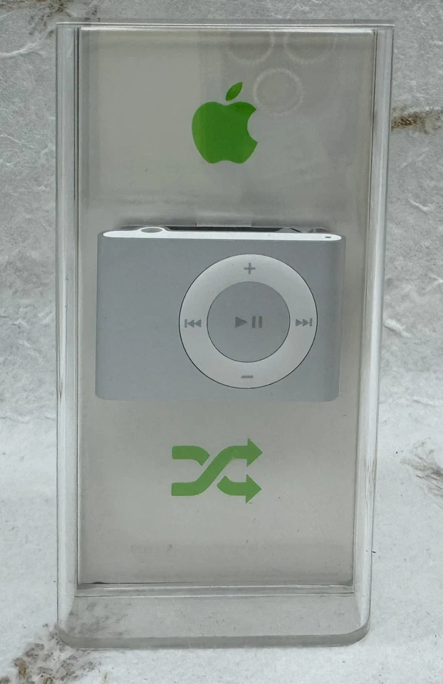 Apple iPod shuffle SILVER (1 GB) New Factory Sealed NRFB NEW MA564LL/A PC + MAC - Image 2 of 4
