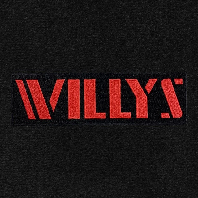 Комплект из 4 напольных ковриков Jeep Wrangler JL Willys премиум-класса 32 унции - Изображение 3 из 3