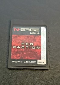 Red Faction for Nokia N-Gage Complete Pre-Owed Players guide included