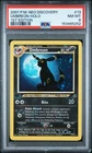 2001 POKEMON 1ST EDITION NEO DISCOVERY UMBREON #13/75 HOLO RARE WOTC PSA 8