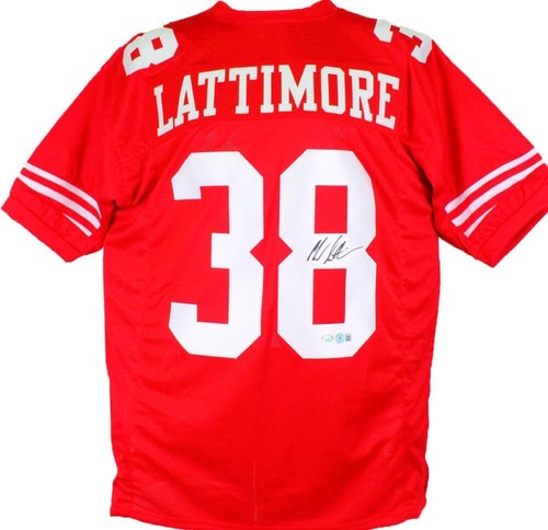 Marcus Lattimore Autographed Red Pro Style Jersey-Beckett Hologram *Black - Picture 9 of 10