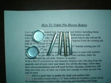 371 471 6v71 8v71 8v92 6-71 blower supercharger original TRIPLE PIN KIT