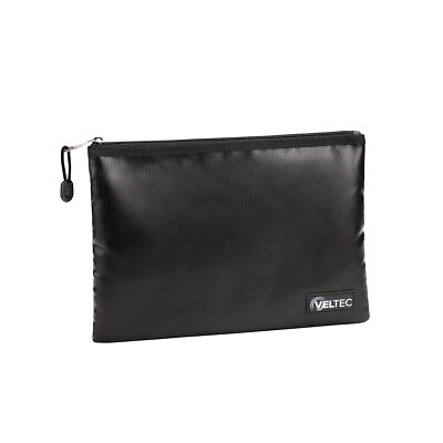 Fireproof and Waterproof Zipper Pouch Bag for Valuables, Documents,Cash