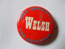 Indiana Governor Pin Back Local Campaign Button Matthew Matt Welsh Political US