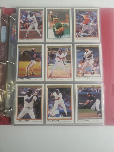 Juego completo de 132 tarjetas de béisbol O-Pee-Chee Premier 1991 en álbum - Imagen 9 de 24