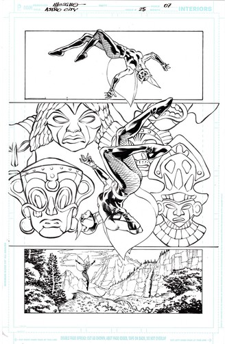 Astro City (Vol 3) #25 Pg 7 Original Art - Jesus Merino - Hummingbird - 2015