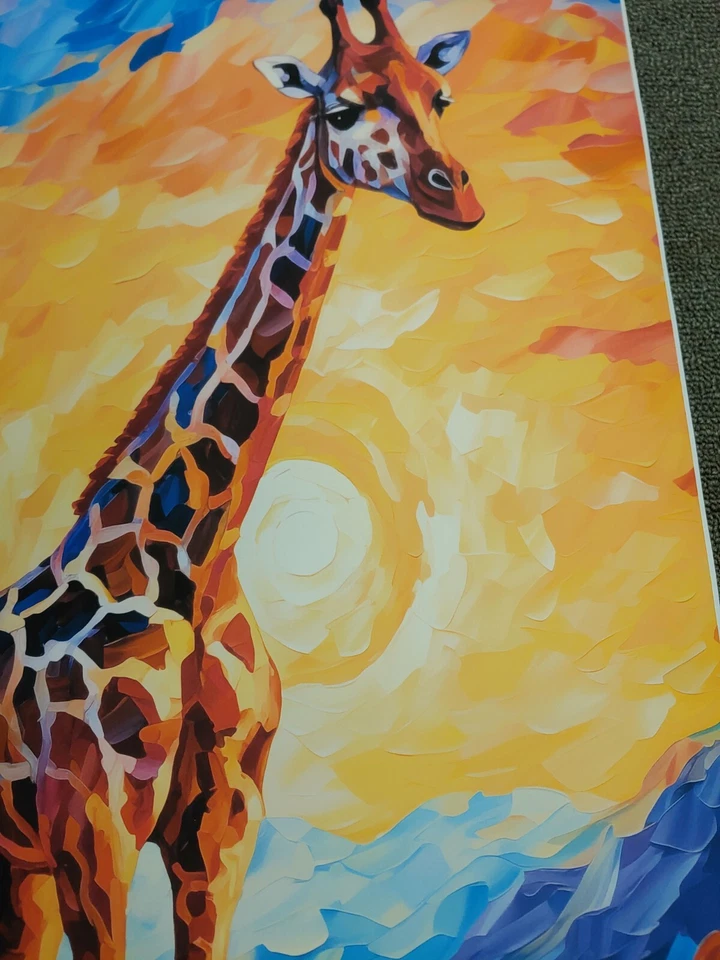 Giraffe Poster 18x24in - Image 3 of 4